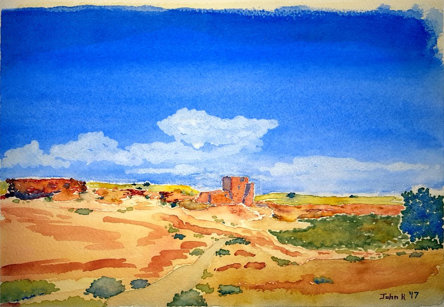 Sandstone Lore #1 ~ Watercolor by John Klobucher