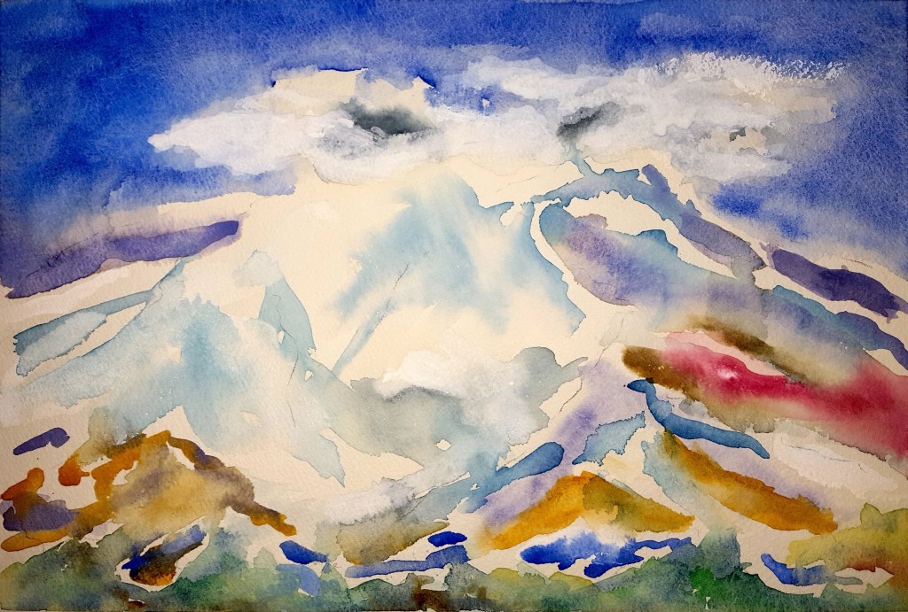 Lost Mountain Lore #1 ~ Watercolor by John Klobucher