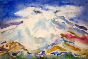Lost Mountain Lore #1 ~ Watercolor by John Klobucher