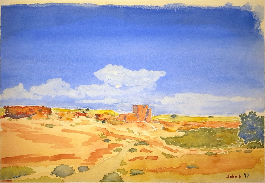 Sandstone Lore #1 ~ Watercolor by John Klobucher