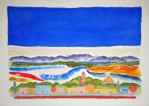 San Miguel de Allende ~ Watercolor by John Klobucher