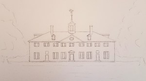 Mount Vernon ~ Sketch by John Klobucher