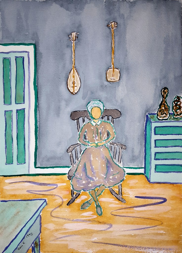 Sadie Jones ~ Watercolor by John Klobucher