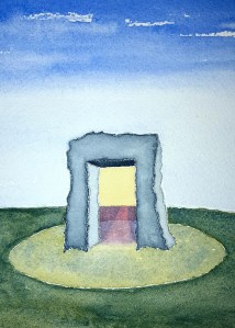 The Portal ~ Watercolor by John Klobucher