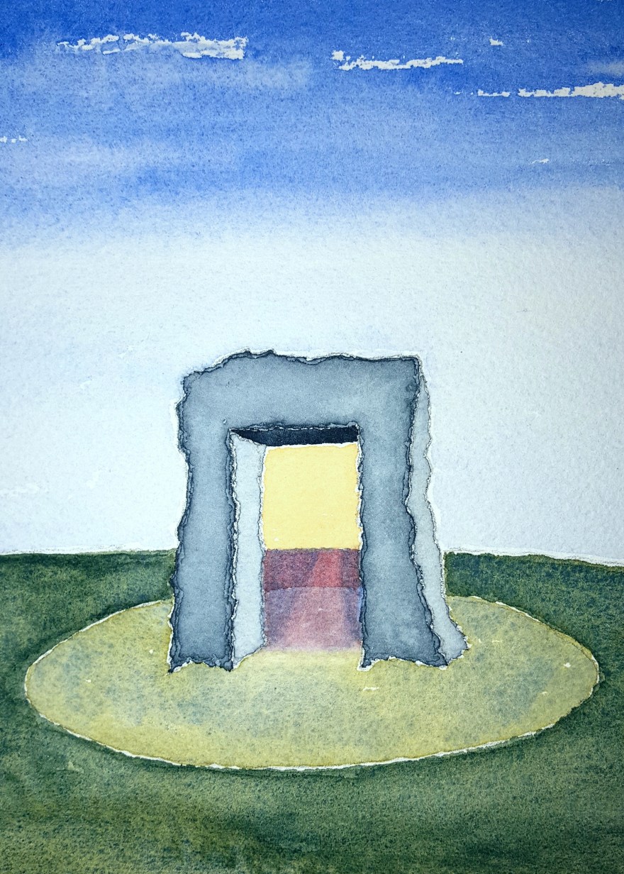 The Portal ~ Watercolor by John Klobucher