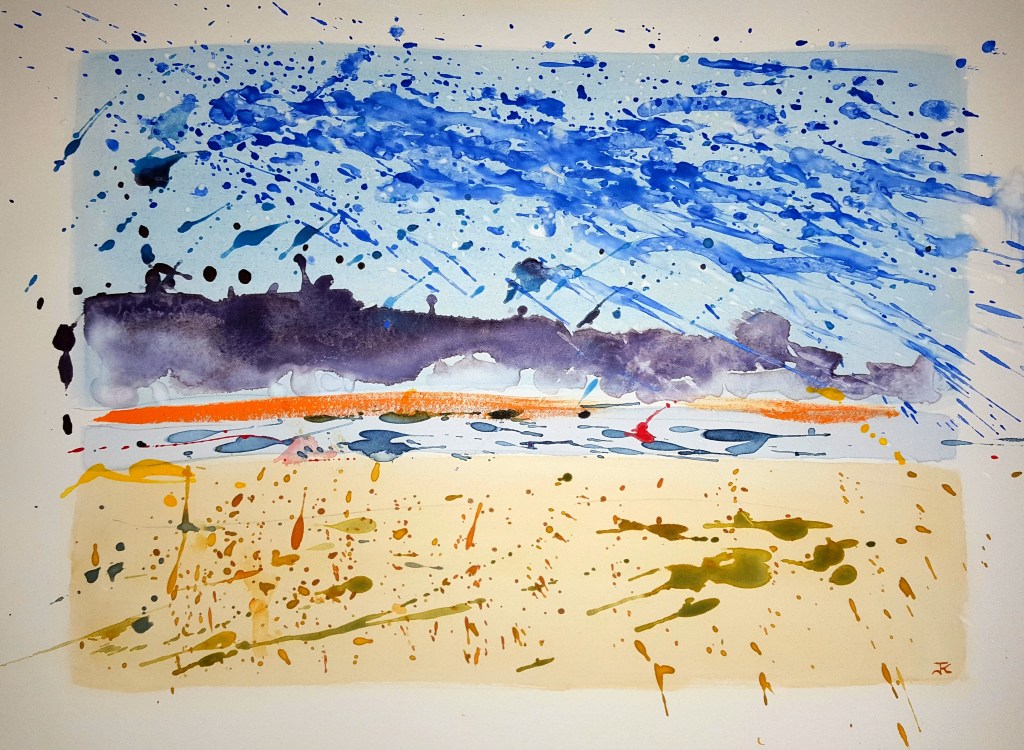 Chatham Harbor ~ Watercolor by John Klobucher